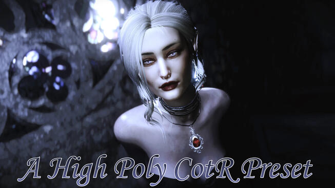 A Ghostly Face Preset for High Poly CotR